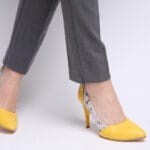 Pantofi Stiletto Galbeni Vagam0469 - imagine 5