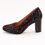 Pantofi Multicolori cu Toc Gros Vagam1128