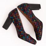 Pantofi Multicolori cu Toc Gros Vagam1128 - imagine 2