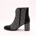 Botine Negre cu Toc Vagam0832 - imagine 3