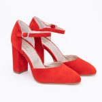 Pantofi Rosii Decupati Vagam1555 - imagine 4