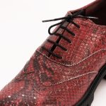 Pantofi Bordo cu Talpa Inalta 1157 - imagine 4