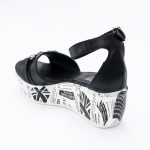 Sandale Negre cu Talpa Inalta Tip Platforma Vagam 1787 - imagine 3