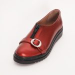 Balerini Bordo cu Talpa Inalta Vagam 1006 - imagine 2