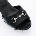 Sandale Negre cu Talpa Inalta Tip Platforma Vagam 1787 - imagine 2