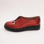 Balerini Bordo cu Talpa Inalta Vagam 1006 - imagine 4