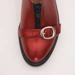 Balerini Bordo cu Talpa Inalta Vagam 1006 - imagine 5