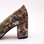 Pantofi Multicolori cu Toc Gros Vagam0788 - imagine 4