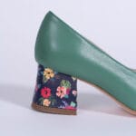 Pantofi Verzi cu Toc Gros Vagam0654 - imagine 7