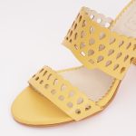 Sandale Galbene cu Toc Vagam 1197 - imagine 4
