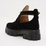 Botine Negre Decupate Vagam1365 - imagine 3