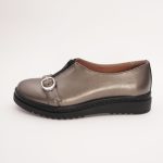 Balerini Aurii cu Talpa Inalta Vagam 1007 - imagine 3