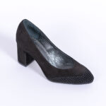 Pantofi Negri cu Toc Gros Vagam0658 - imagine 5