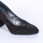 Pantofi Negri cu Toc Gros Vagam0658 - imagine 4