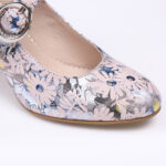 Pantofi Argintii Inflorati Vagam0600 - imagine 2