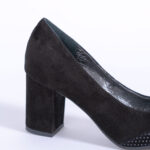 Pantofi Negri cu Toc Gros Vagam0658 - imagine 6