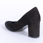 Pantofi Negri cu Toc Gros Vagam0658 - imagine 3
