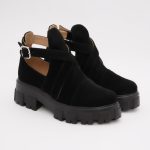 Botine Negre Decupate Vagam1365 - imagine 2