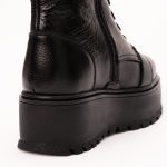 Ghete Negre cu Platforma Vagam1241 - imagine 4