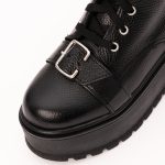Ghete Negre cu Platforma Vagam1241 - imagine 3