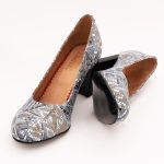 Pantofi Gri cu Toc Gros Vagam1126 - imagine 5