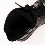 Ghete Negre cu Platforma Vagam1241 - imagine 7