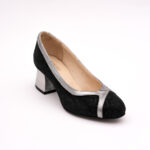 Pantofi Negri cu Toc Gros Vagam0782