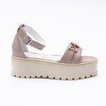 Sandale Roz cu Talpa Inalta Tip Platforma Vagam 1794 - imagine 2