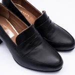 Pantofi Negri cu Toc Gros Scurt Vagam 1926 - imagine 2