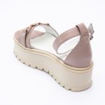Sandale Roz cu Talpa Inalta Tip Platforma Vagam 1794 - imagine 3