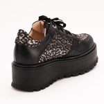 Pantofi Negri cu Platforma Vagam 1135 - imagine 3