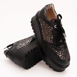 Pantofi Negri cu Platforma Vagam 1135 - imagine 6