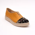 Balerini Galbeni Mustar cu Talpa Inalta Vagam 0744