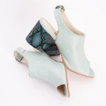 Sandale Bleu cu Toc 1202