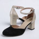 Pantofi Aurii Decupati Vagam0251 - imagine 6