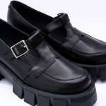 Pantofi Negri cu Catarama Vagam1957 - imagine 3