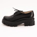 Pantofi Negri cu Talpa Inalta Vagam 1145 - imagine 2