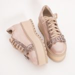 Pantofi Roz cu Siret Vagam 1017