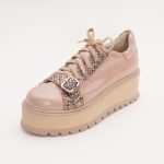 Pantofi Roz cu Siret Vagam 1017 - imagine 2