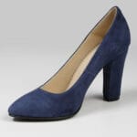 Pantofi Bleumarin cu Toc Gros Vagam0183 - imagine 3