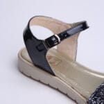 Sandale Bleumarin cu Talpa Joasa Vagam0271 - imagine 5