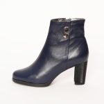Botine Bleumarin cu Toc Vagam1119 - imagine 3
