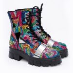 Ghete Multicolore Perforate Vagam1539 - imagine 2