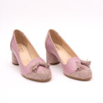 Pantofi Lila cu Toc Gros Vagam0821 - imagine 7