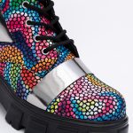 Ghete Multicolore Perforate Vagam1539 - imagine 4