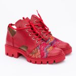 Pantofi Rosii Decupati Vagam1547 - imagine 2