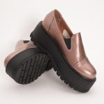 Balerini Roz cu Talpa Inalta Vagam 1012 - imagine 6