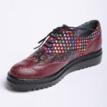 Pantofi Oxford Bordo Vagam0301 - imagine 5
