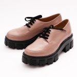 Pantofi Roz cu Talpa Inalta Vagam 1146