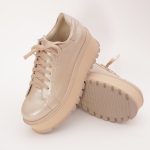 Pantofi Roz sidefat cu Siret Vagam 1309 - imagine 5